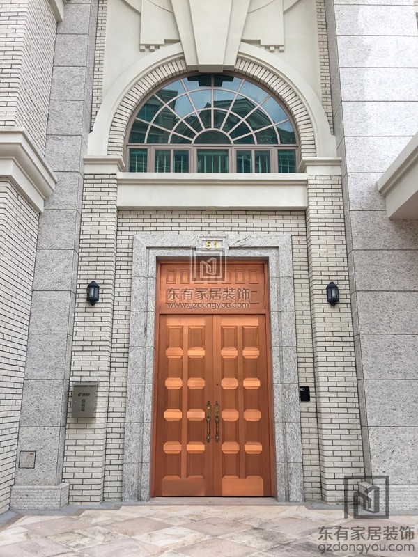 御湖名邸別墅鋁合金仿銅門 御湖名邸別墅鋁合金仿銅門
