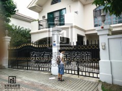 二沙島別墅不銹鋼烤漆大門