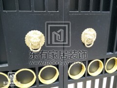 二沙島別墅不銹鋼烤漆大門