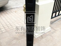 二沙島別墅不銹鋼烤漆大門