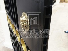 二沙島別墅不銹鋼烤漆大門