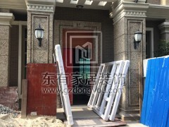 御湖名邸別墅鋁合金仿銅門