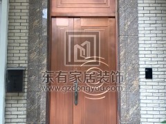 御湖名邸別墅鋁合金仿銅門