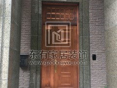 御湖名邸別墅鋁合金仿銅門