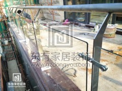 番禺金山谷吳小姐別墅不銹鋼玻璃欄桿 LG-016