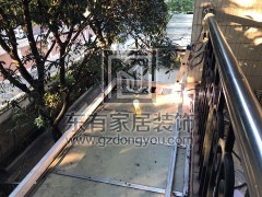 云影花園加裝鋼結構陽臺、陽臺欄桿、玻璃雨棚 LG-039