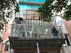 云影花園加裝鋼結構陽臺、陽臺欄桿、玻璃雨棚 LG-039