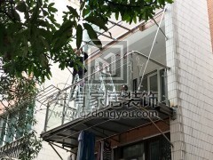 云影花園加裝鋼結構陽臺、陽臺欄桿、玻璃雨棚 LG-039