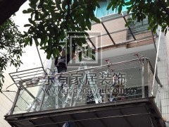 云影花園加裝鋼結構陽臺、陽臺欄桿、玻璃雨棚 LG-039