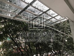 云影花園加裝鋼結構陽臺、陽臺欄桿、玻璃雨棚 LG-039