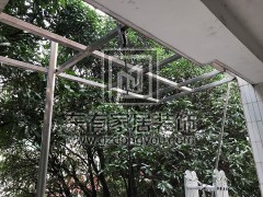 云影花園加裝鋼結構陽臺、陽臺欄桿、玻璃雨棚 LG-039