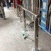 東圃客運站閘機不銹鋼欄桿安裝 LG-002