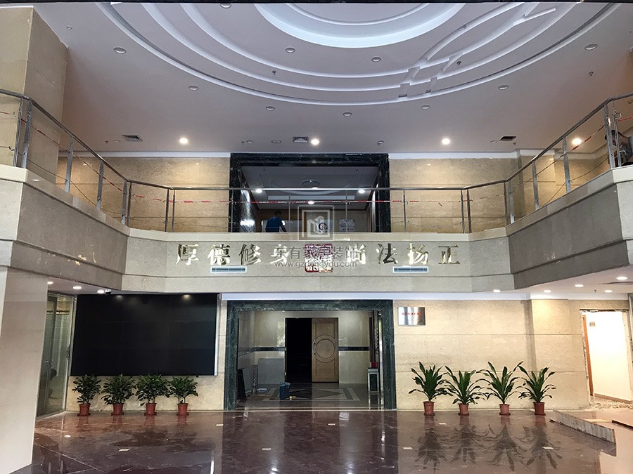 廣州市政民路檢察院不銹鋼玻璃欄桿 LG-021