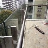上渡路柏惠花園陽臺(tái)玻璃欄桿 LG-009