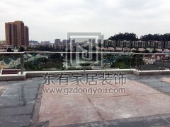 白云堡別墅不銹鋼玻璃欄桿安裝 LG-001