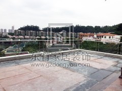 白云堡別墅不銹鋼玻璃欄桿安裝 LG-001