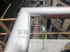 白云堡別墅不銹鋼玻璃欄桿安裝 LG-001
