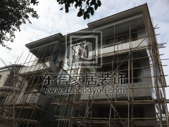 白云堡別墅不銹鋼玻璃欄桿安裝 LG-001