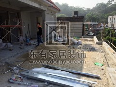 白云堡別墅不銹鋼玻璃欄桿安裝 LG-001