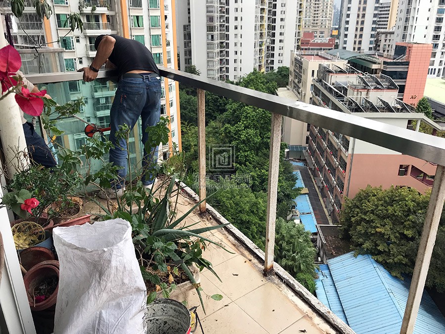 廣州五羊華軒廖生陽臺欄桿 LG-022