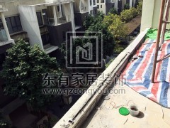 御金沙曉島別墅陽(yáng)臺(tái)不銹鋼玻璃紅古銅色欄桿 LG-032