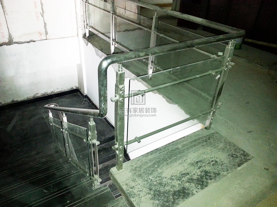 廣本4S店玻璃樓梯扶手 FS-015