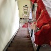 蘿崗敏捷廣場烤漆不銹鋼鋼梯及烤漆欄桿 FS-024