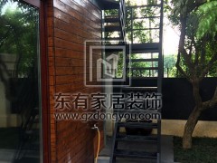 廣州二沙島丁生烤漆不銹鋼樓梯 FS-018