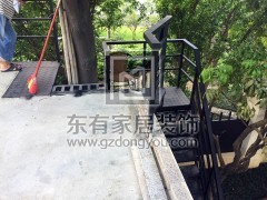廣州二沙島丁生烤漆不銹鋼樓梯 FS-018
