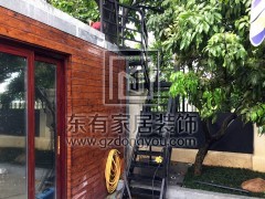 廣州二沙島丁生烤漆不銹鋼樓梯 FS-018
