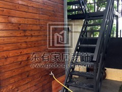 廣州二沙島丁生烤漆不銹鋼樓梯 FS-018