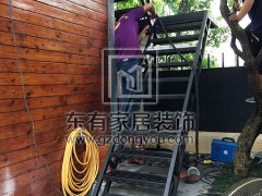 廣州二沙島丁生烤漆不銹鋼樓梯 FS-018