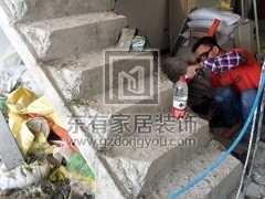 海濱花園復式樓梯玻璃扶手 FS-021