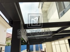 二沙島鋁合金玻璃雨棚 YP-003