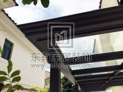 二沙島鋁合金玻璃雨棚 YP-003