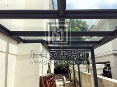 二沙島鋁合金玻璃雨棚 YP-003