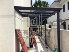 二沙島鋁合金玻璃雨棚 YP-003