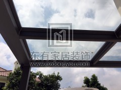 二沙島鋁合金玻璃雨棚 YP-003