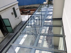 二沙島鋁合金玻璃雨棚 YP-003