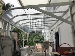 鳳凰城別墅陽臺雨棚（耐力板） YP-006