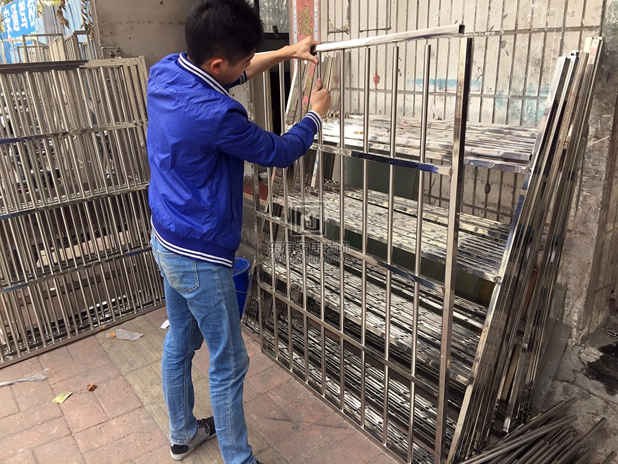 廣州出租屋防盜門和防盜網安裝工程 FDW-011