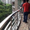 廣州小區不銹鋼陽臺護欄、隱形防盜網安裝工程 FDW-013