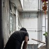 海珠區梁先生天臺搭建鋼梯 FS-036
