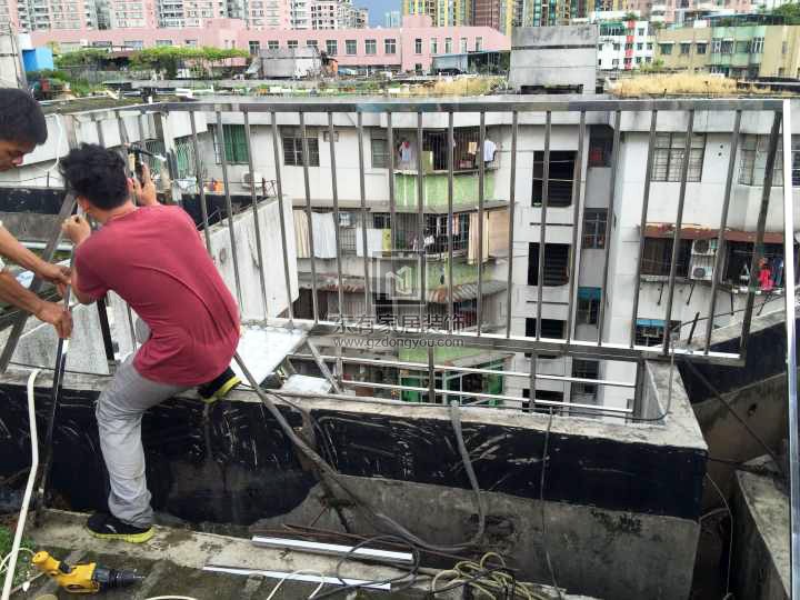 海珠區梁先生天臺搭建鋼梯 FS-036 海珠區梁先生天臺搭建鋼梯 FS-036