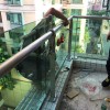 西門口廣場(chǎng)方先生陽臺(tái)玻璃欄桿 LG-008
