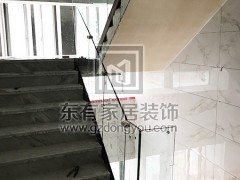 金沙洲江悅灣陳先生玻璃樓梯扶手 FS-041