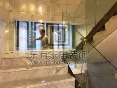 金沙洲江悅灣陳先生玻璃樓梯扶手 FS-041