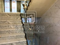 金沙洲江悅灣陳先生玻璃樓梯扶手 FS-041