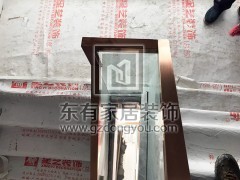 金沙洲江悅灣陳先生玻璃樓梯扶手 FS-041