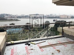 金沙洲江悅灣陳先生陽臺玻璃欄桿 LG-053
